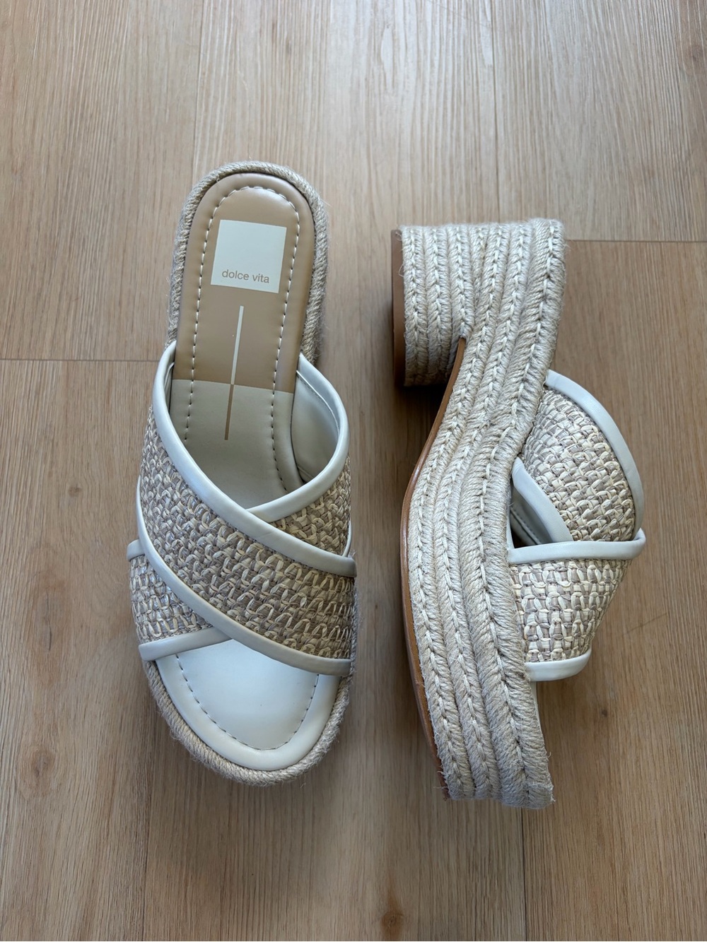Dolce Vita Eldora Espadrille Platform Slide Sandals